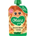 Olvarit Knijpfruit abrikoos banaan granen 12m+